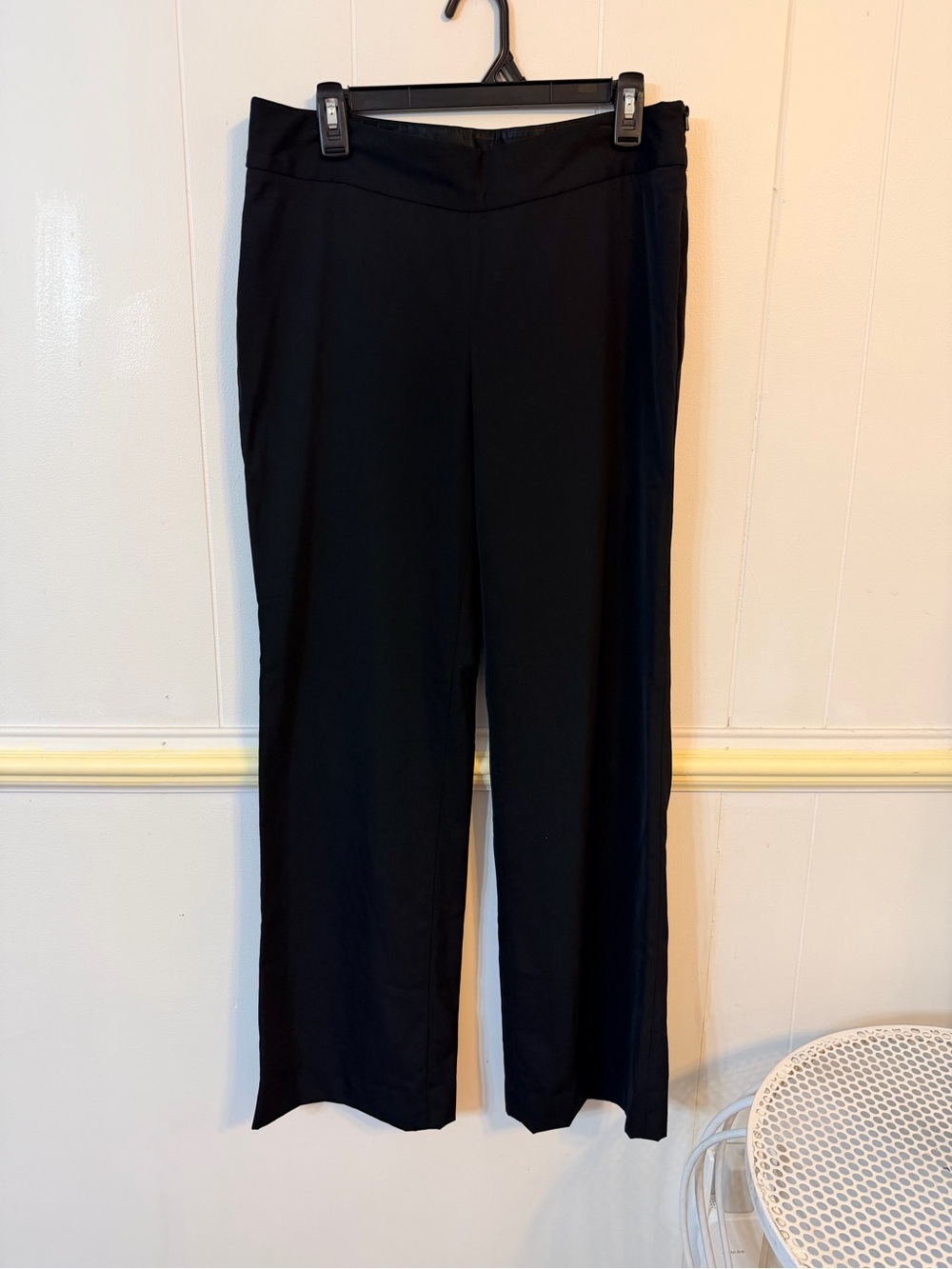 Banana Republic Martin Fit Black Straight-Leg Pants - Size 10